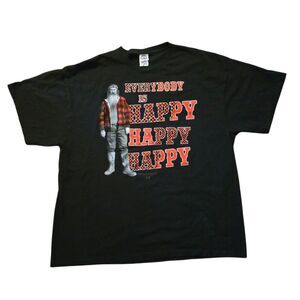 Y2K Duck Dynasty Black T Shirt 2XL Phil Robertson Plaid TV Series RIP